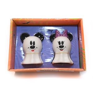 Mickey & Minnie Halloween Ghost Salt & Pepper Shakers